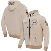 New Orleans Pelicans Pro Standard Hybrid Full-Zip Hoodie Khaki