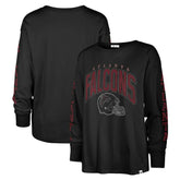 Atlanta Falcons '47 Women's Tom Cat Lightweight Long Sleeve T-Shirt Black