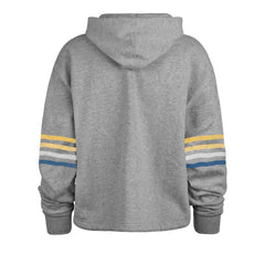 Los Angeles Chargers '47 Women's Upland Bennett Pullover Hoodie Heather Gray