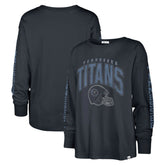 Tennessee Titans '47 Women's Tom Cat Lightweight Long Sleeve T-Shirt Navy