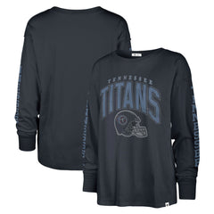 Tennessee Titans '47 Women's Tom Cat Lightweight Long Sleeve T-Shirt Navy