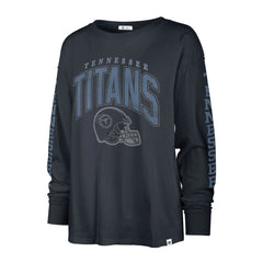 Tennessee Titans '47 Women's Tom Cat Lightweight Long Sleeve T-Shirt Navy