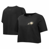 Phoenix Suns Pro Standard Women's Holiday Glam Boxy T-Shirt Black