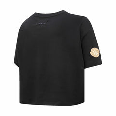 Memphis Grizzlies Pro Standard Women's Holiday Glam Boxy T-Shirt Black