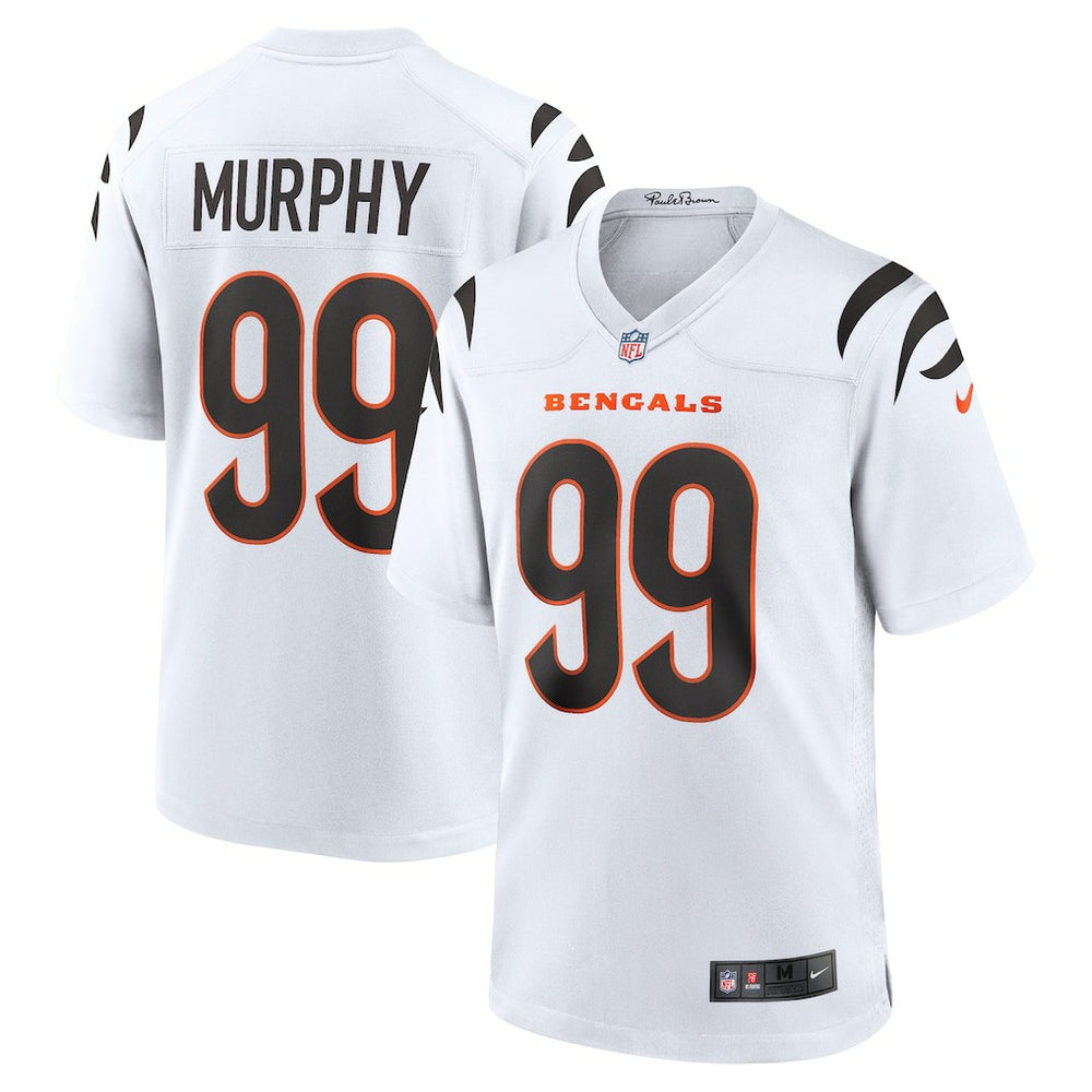 NFL Myles Murphy Cincinnati Bengals Team Game Jersey - White