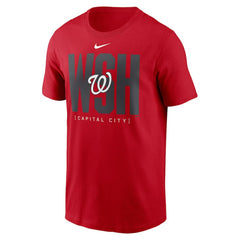 Washington Nationals Nike Scoreboard T-Shirt - Red T-shirts