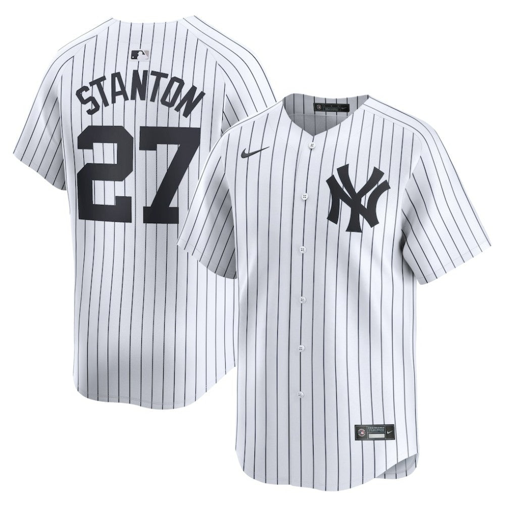 MLB Giancarlo Stanton New York Yankees Nike Home Limited Player Jersey - White