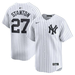 MLB Giancarlo Stanton New York Yankees Nike Home Limited Player Jersey - White