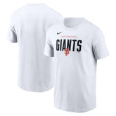 San Francisco Giants Nike Home Team Bracket Stack T-Shirt - White T-shirts
