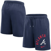 Atlanta Braves Nike Arched Kicker Shorts - Navy Shorts