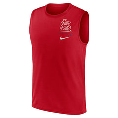 St. Louis Cardinals Nike Lightweight Dri-FIT Muscle Tank Top - Red Tanks