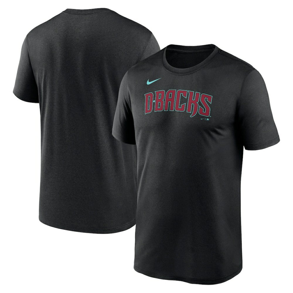 Arizona Diamondbacks Nike Legend Fuse Wordmark T-Shirt - Black T-shirts