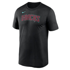 Arizona Diamondbacks Nike Legend Fuse Wordmark T-Shirt - Black T-shirts