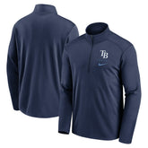 Tampa Bay Rays Nike Franchise Logo Pacer Performance Half-Zip Top - Navy Tops
