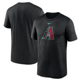 Arizona Diamondbacks Nike Legend Fuse Large Logo Dri-FIT T-Shirt - Black T-shirts