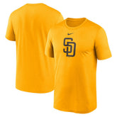 San Diego Padres Nike Legend Fuse Large Logo Dri-FIT T-Shirt - Gold T-shirts