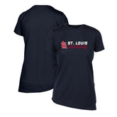 St. Louis Cardinals Levelwear Women's Birch Chase T-Shirt - Navy T-shirts