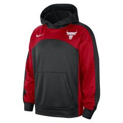 Chicago Bulls Authentic Starting Five Force Performance Pullover Hoodie Black/Red