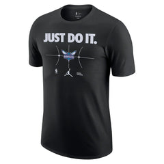 Charlotte Hornets Just Do It T-Shirt Black