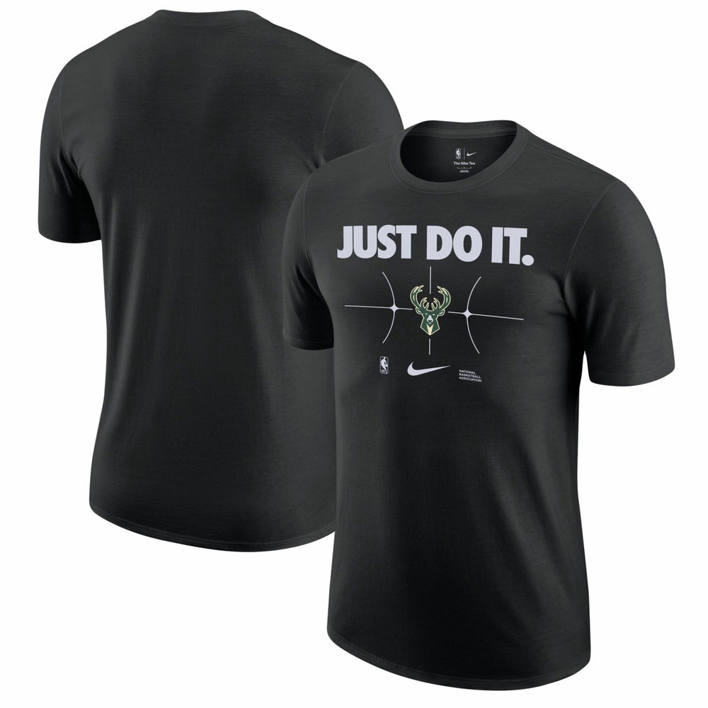 Milwaukee Bucks Just Do It T-Shirt Black