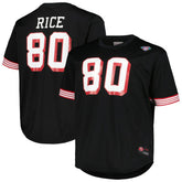 Jerry Rice San Francisco 49ers Big & Tall Mesh Player Name & Number Top Black