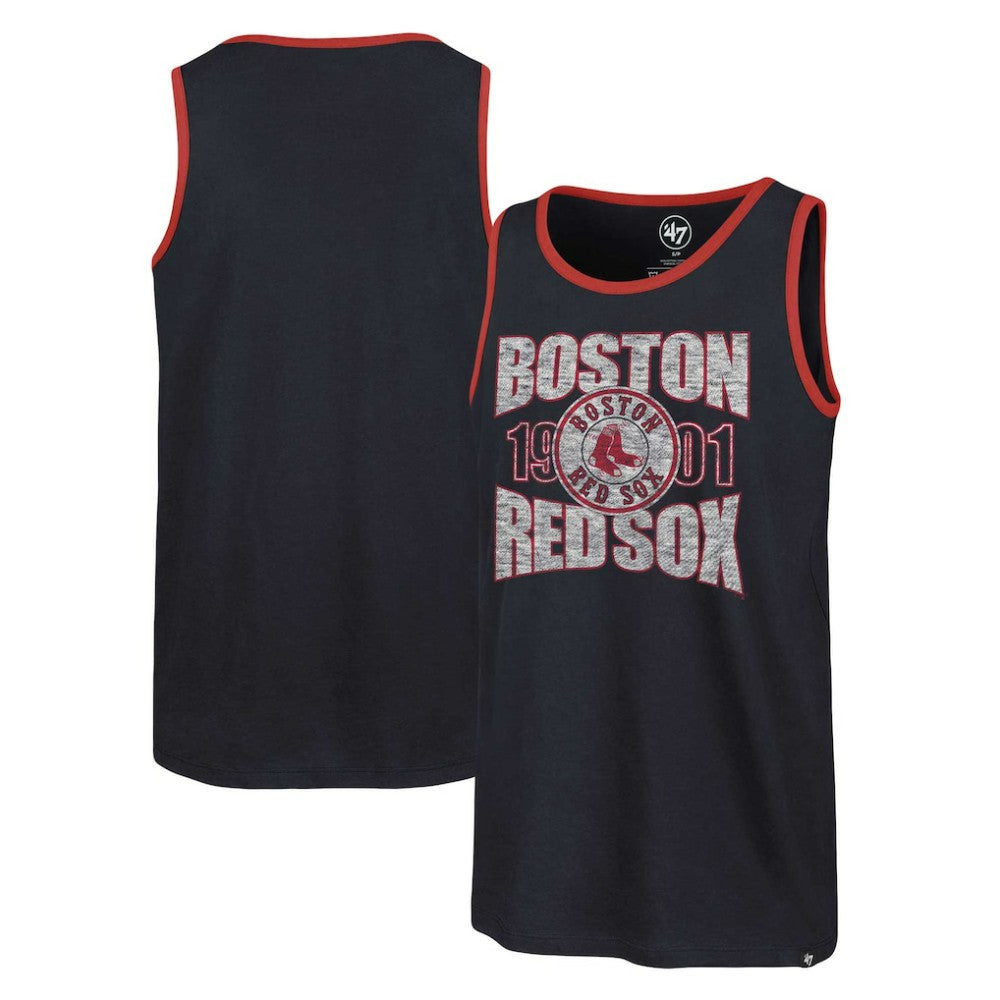 Boston Red Sox '47 Upload Franklin Tank Top - Navy Tanks