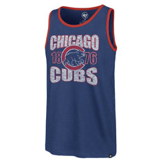 Chicago Cubs '47 Upload Franklin Tank Top - Royal Tanks