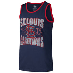 St. Louis Cardinals '47 Upload Franklin Tank Top - Navy Tanks