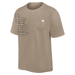 St. Louis Cardinals Nike Statement Max90 Pocket T-Shirt - Khaki T-shirts