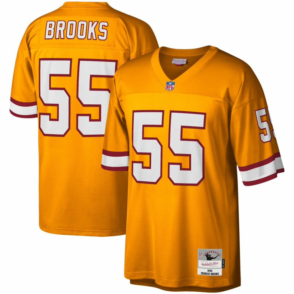 NFL Derrick Brooks Tampa Bay Buccaneers Big & Tall 1995 Legacy Retired Player Jersey - Orange on sale