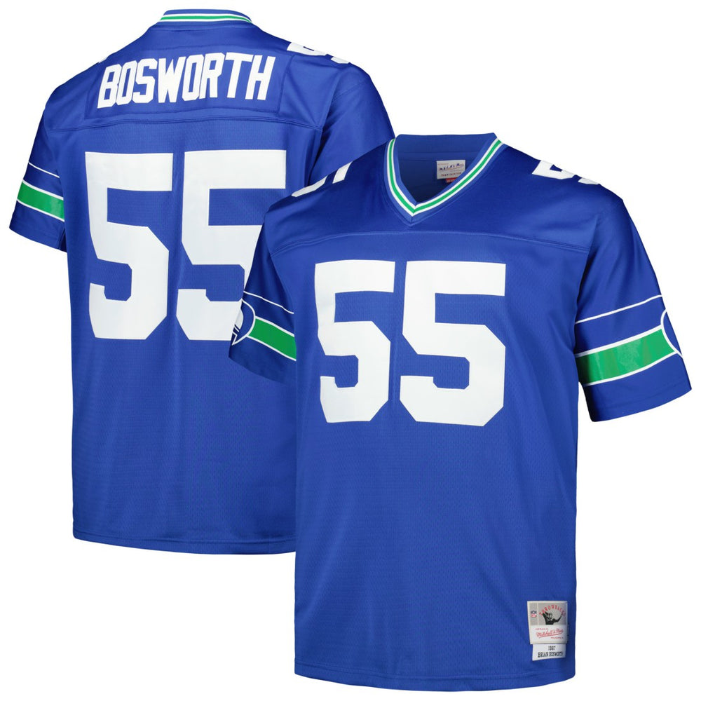 NFL Brian Bosworth Seattle Seahawks Big & Tall 1987 Legacy Retired Player Jersey - Royal sale