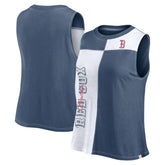 Boston Red Sox Fanatics Women's Color-Block Tank Top - Navy/White Tanks
