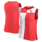 St. Louis Cardinals Fanatics Women's Color-Block Tank Top - Red/White Tanks