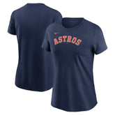 Houston Astros Nike Women's Wordmark T-Shirt - Navy T-shirts