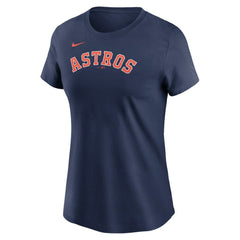 Houston Astros Nike Women's Wordmark T-Shirt - Navy T-shirts