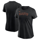 San Francisco Giants Nike Women's Wordmark T-Shirt - Black T-shirts