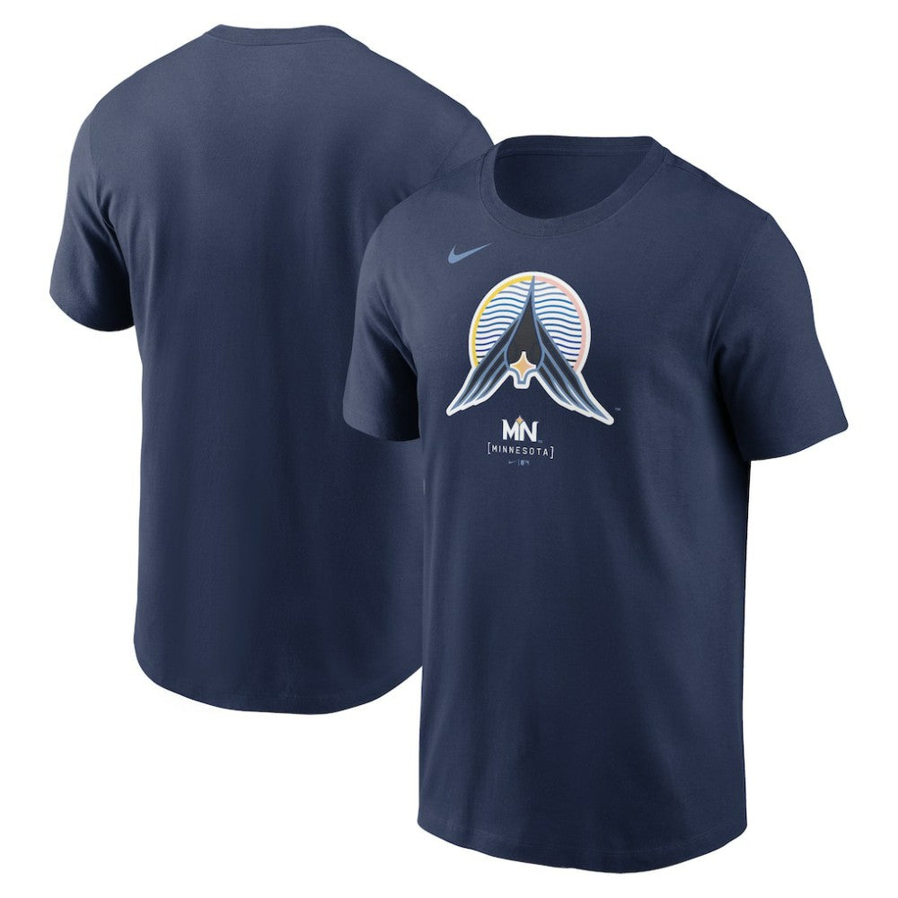 Minnesota Twins Nike 2024 City Connect Large Logo T-Shirt - Navy T-shirts