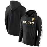 Pittsburgh Pirates Fanatics Ace Hoodie Full-Zip Sweatshirt - Black Hoodies