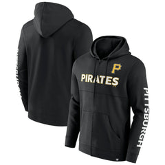 Pittsburgh Pirates Fanatics Ace Hoodie Full-Zip Sweatshirt - Black Hoodies