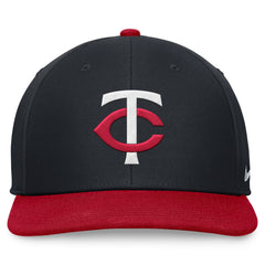 Minnesota Twins Nike Two-Tone Snapback Hat - Navy/Red Hats