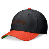 San Francisco Giants Nike Cooperstown Collection Rewind Swooshflex Performance Hat - Black/Orange Hats
