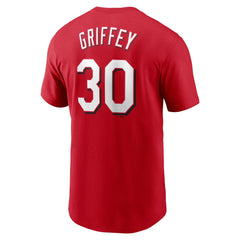 Ken Griffey Jr. Cincinnati Reds Nike Fuse Name & Number T-Shirt - Red T-shirts