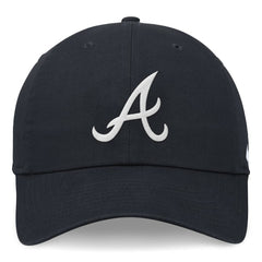 Atlanta Braves Nike Club Adjustable Hat - Navy Hats