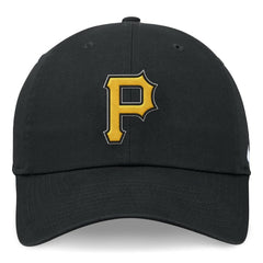Pittsburgh Pirates Nike Club Adjustable Hat - Black Hats