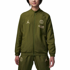 Paris Saint-Germain Jordan Brand Youth 2023/24 Strike Full-Zip Track Jacket Olive
