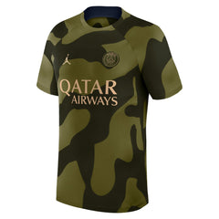 Paris Saint-Germain Jordan Brand 2023/24 Academy Pro Pre-Match Top Olive sale