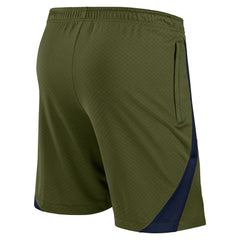 Paris Saint-Germain Jordan Brand Youth 2023/24 Fourth Strike Shorts Olive