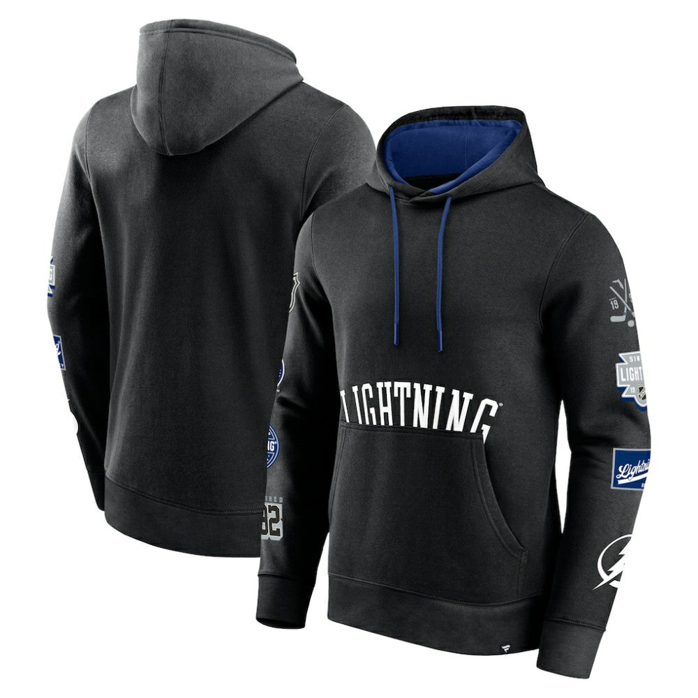 NHL Tampa Bay Lightning Fanatics Wild Winner Pullover Hoodie - Black