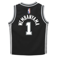NBA Victor Wembanyama San Antonio Spurs Preschool Swingman Player Jersey - Icon Edition - Black