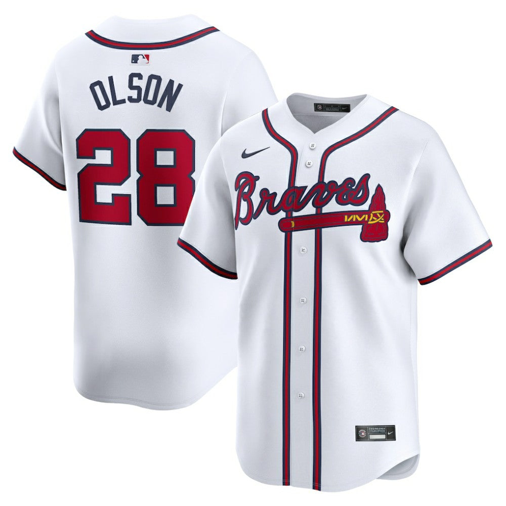 MLB Matt Olson Atlanta Braves Nike Home Limited Player Jersey - White